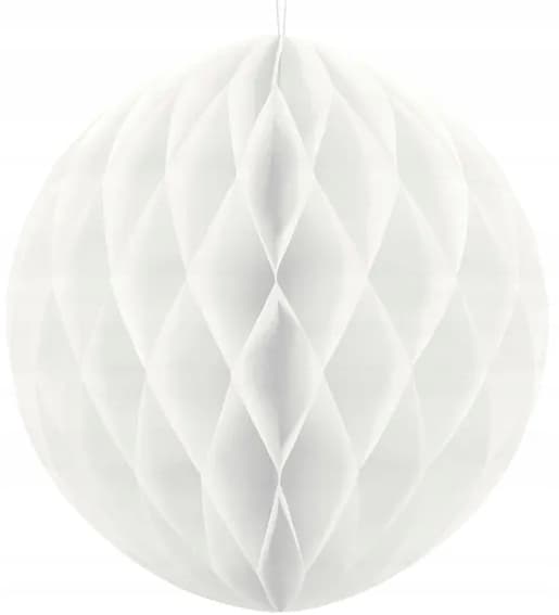 Paperipallo Valkoinen 20 cm, 1 kpl.
