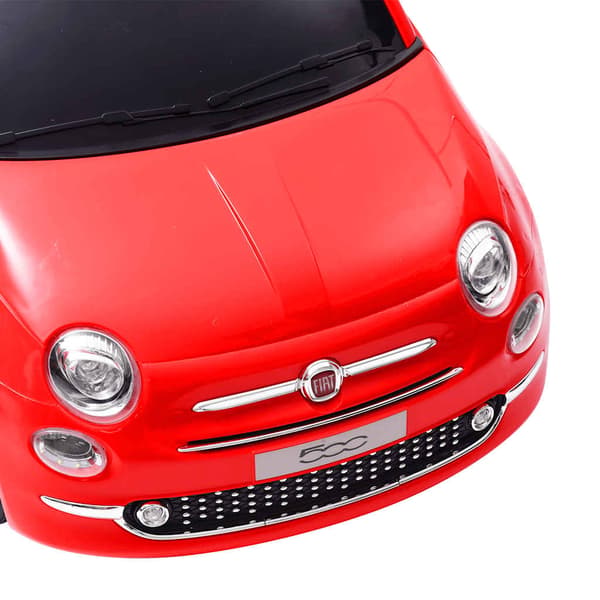 vidaXL Elbil Fiat 500, Röd