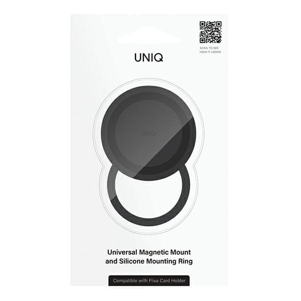 UNIQ Flixa Magnetisk Base magnetisk monteringsbase sort/kulsort