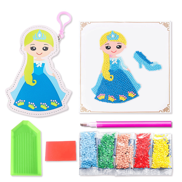 Diamantbroderi Diamantmålning Mosaik 5D Prinsessset