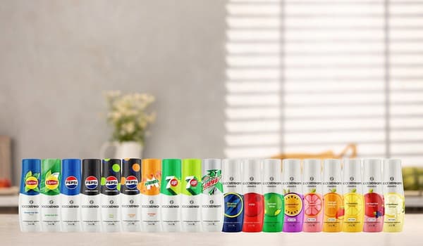 Set med 2 koncentrat. Sodastream Pepsi MAX Mango + Lipton Iste Grönt