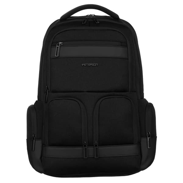 Stor sort laptop-rejserygsæk - Peterson