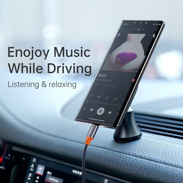 MCDODO USB-C AUX-SOVITINKAAPELI MINI JACK 3.5 SAMSUNG APPLE DAC -SOVITTIMEN KAAPELIIN 1M