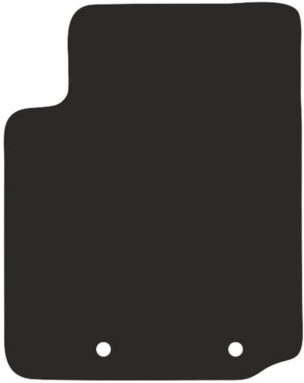 Polyamid førermåtte til Citroen C3 Pluriel cabrio 2003-2010 gummibelagt førermåtte