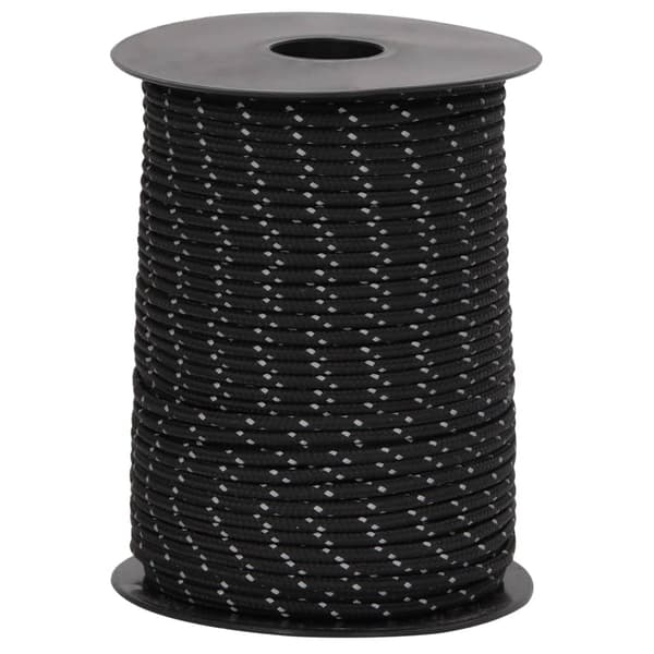 vidaXL teltreb med strammere, reflekterende elementer, 50 m, 3 mm