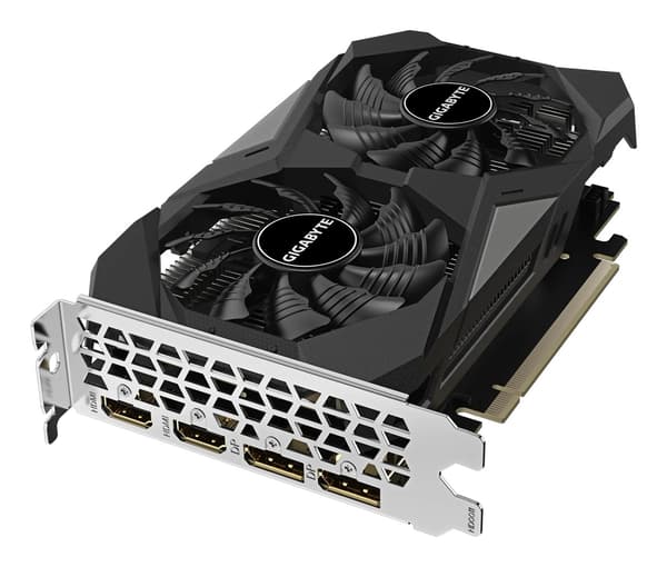 GIGABYTE RTX 3050 WINDFORCE OC 6GB GDDR6 Grafikkort Sort