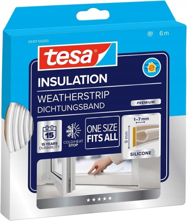 TESA PREMIUM FLEXIBLE, 6M, LÄPINÄKYVÄ
