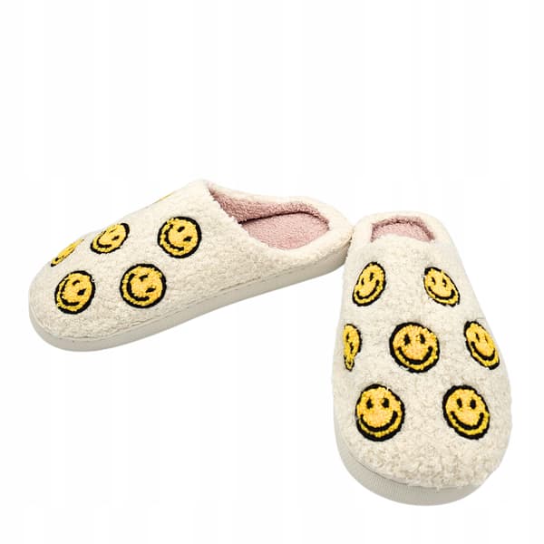 Dames Varme Smil Hjemme Tøfler Mini Minki Smiley str. 38-39
