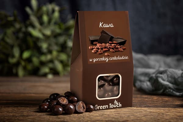 Kahvipavut katkerassa suklaassa 100g