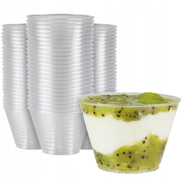 48x DESSERTKOPPER 100 ml TULI-kopbeholder til desserter og is