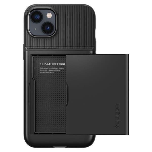 Spigen Slim Armor CS - Skal till iPhone 15 Plus / iPhone 14 Plus (Svart)