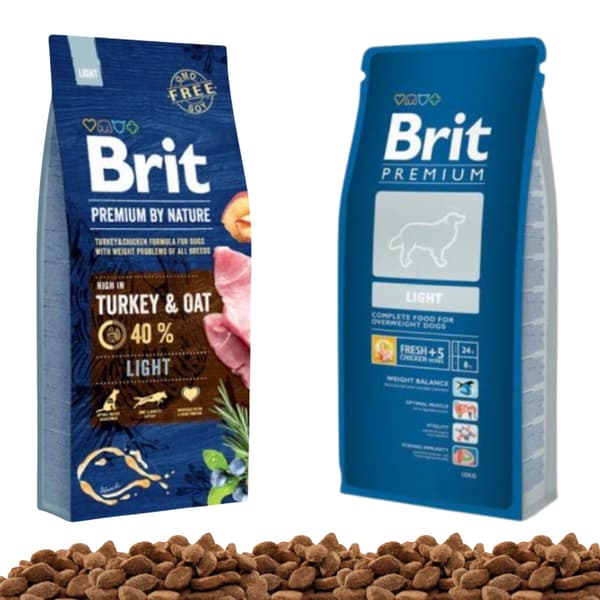 Brit Premium By Nature Tørfoder til Hunde Light 15 kg