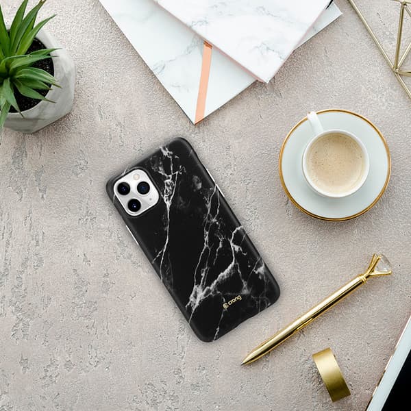 Crong Marmor Etui - iPhone 11 Pro Etui (Sort)