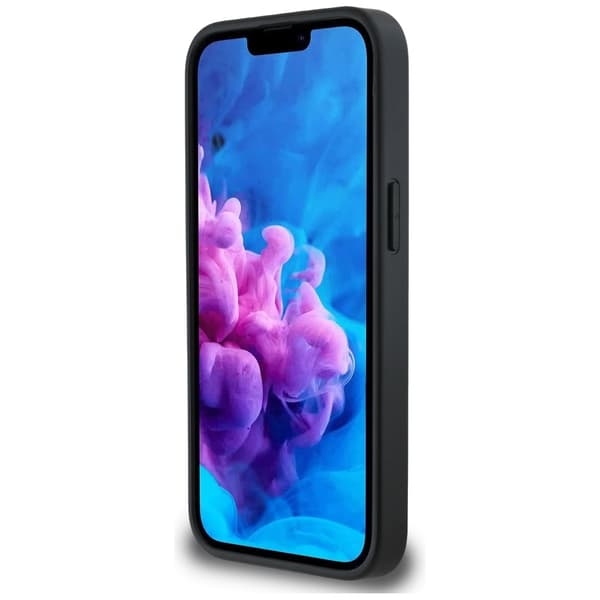 BMW Læderetui med Hot Stamp til iPhone 16e, Sort