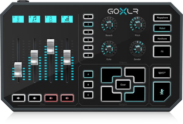 TC Helicon GO XLR - Mikseri ja sampleri suoratoistoon