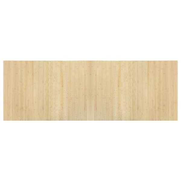 vidaXL Rektangulär matta, ljus naturfärgad, 70x200 cm, bambu
