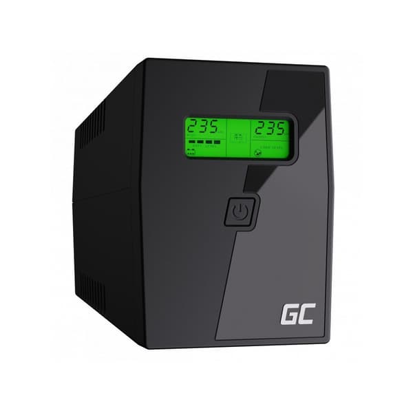 Green Cell UPS02 800VA 480W sort nødstrømsforsyning