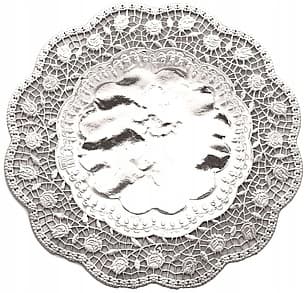 Dekorative servietter 36 cm SØLV 1 stk.