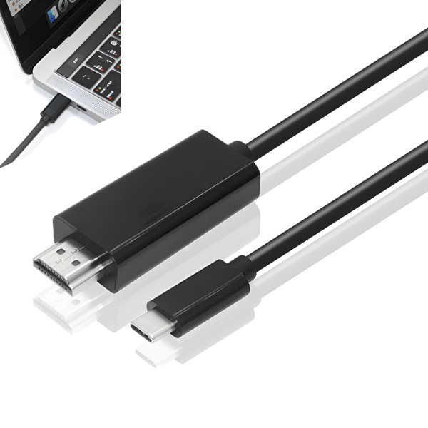 USB-C 3.1 till HDMI-kabel 1,8 m MHL-adapter