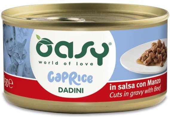 Oasy Cat | Caprise Cut | 85g - Oksekød 85g
