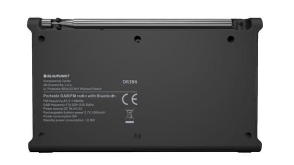 Blaupunkt DR3BK bærbar radio sort