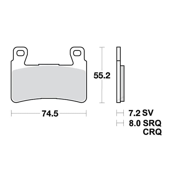TRW MCB703 jarrupalat