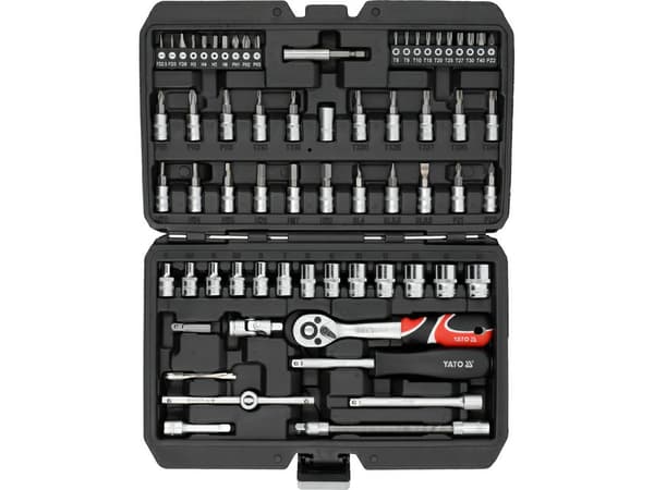 YATO SKYCKLARSATS 1/4" 68 delar 14502