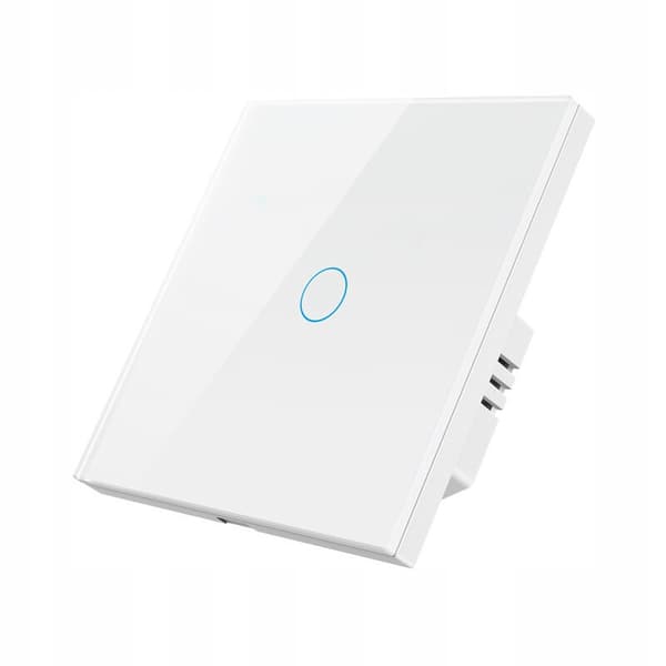 ZigBee TUYA Touch-afbryder 2-kreds sort # L+N