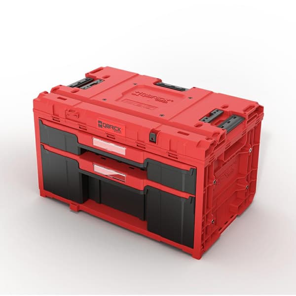 QBRICK SYSTEM KOMMODE MED TO SKUFFER 2 PLUS T. 2.0