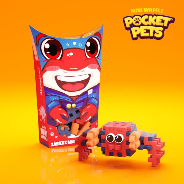 Marioinex Mini Waffle POKET PETS - KRABBSET