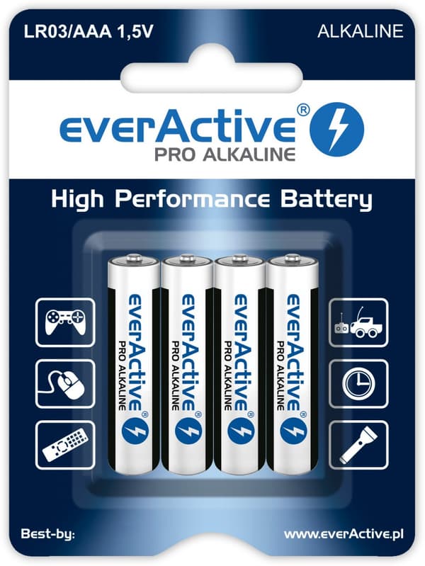 LR03 4BL EVERACTIVE PRO alkaline