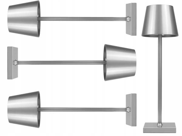 Lampe metal 3000 sølv (10) GAB_B