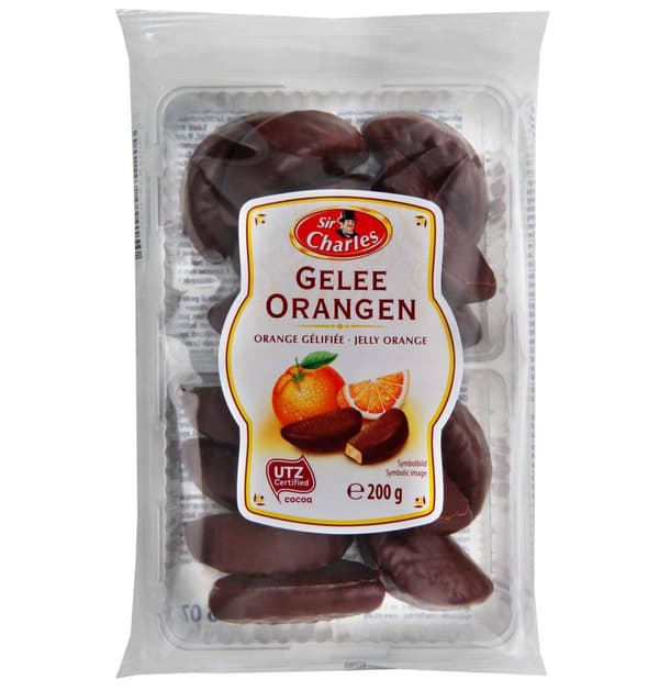 SirCharles Apelsingelé i choklad 200 g