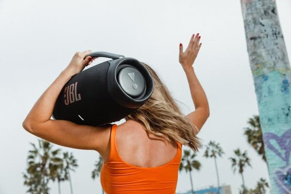JBL Boombox 3 PartyBoost Bluetooth-højttaler IPX7 Sort