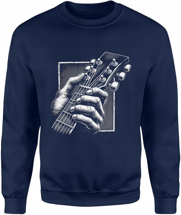Gitarr, rockgitarrist, rockmusik, herrtröja med tryck, män, män