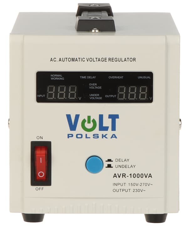 Nätspänningsstabilisaattori AVR-1000VA verkkojännite säätölaite 1000VA