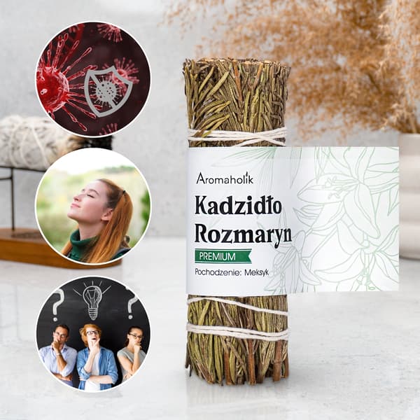 Rosmarin røgelse naturlig 100% aromaterapi certificeret