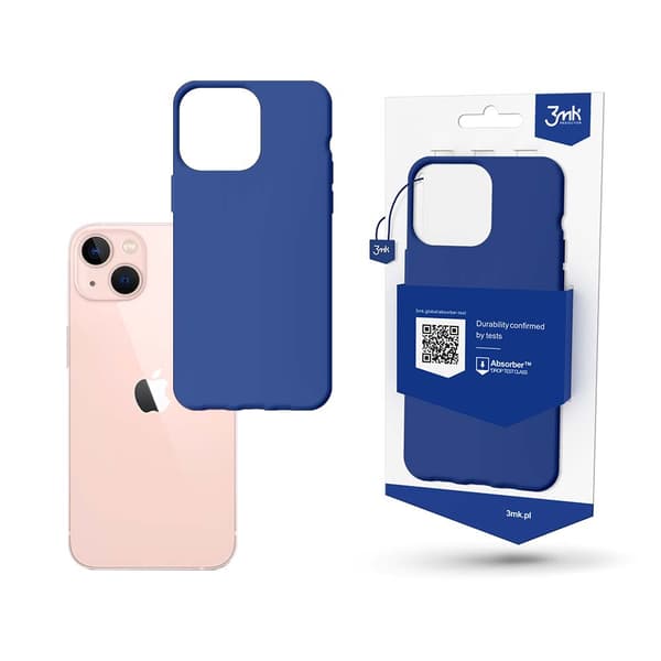 Apple iPhone 14 - 3mk Matt Cover blå