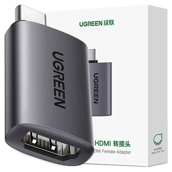 Ugreen US320 USB-C HDMI-sovitin - harmaa