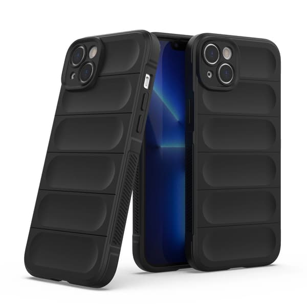 Magic Shield-cover til iPhone 14 Plus fleksibelt pansret cover, sort