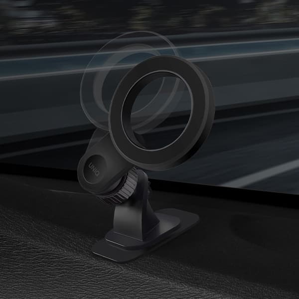 UNIQ magnetisk TrelixCar Dash Mount sort/midnat sort