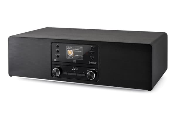 JVC RD-E984B musta minikaiutin, internetradio, Bluetooth 5.2