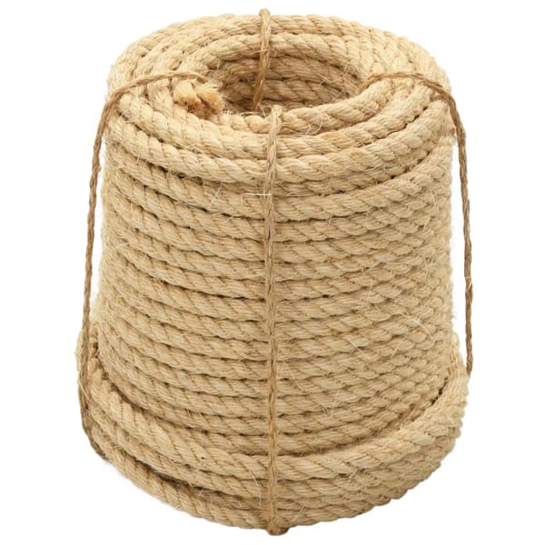 vidaXL 100 % sisalrep, 12 mm, 100 m