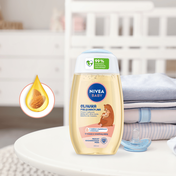090542 NIVEA Vauva Hoitoöljy 200 ml