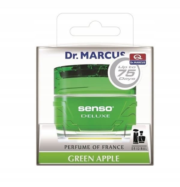 Grönt äpple bildoft i en gel i en 50ml burk