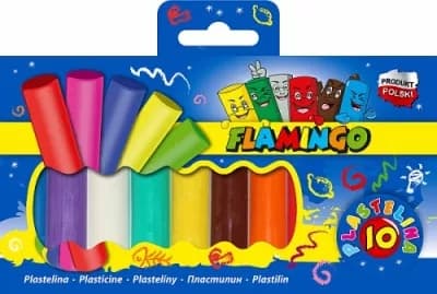 Plasticine för skolan för barn 10 färger