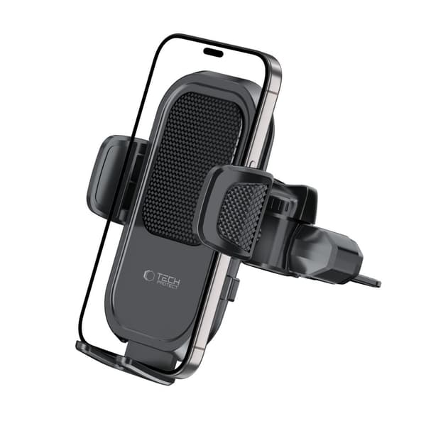 TECH-PROTECT V8 UNIVERSAL CD- OCH VENTILATIONSFÄSTE FÖR BILEN, SVART