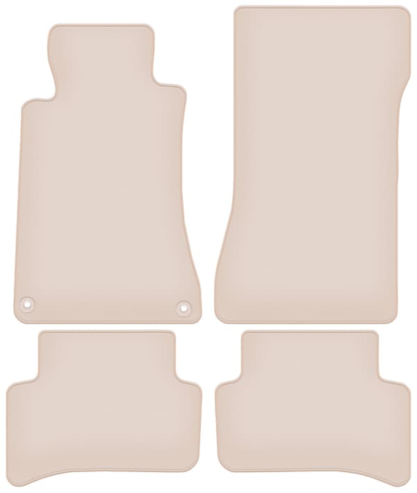 Måtter PREMIUM beige til Mercedes C W203 coupe 2000-2008