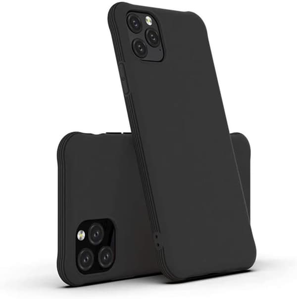 APPLE IPHONE 11 PRO ETUI MED SOLID SILIKONE, SORT BAGSIDER A2160