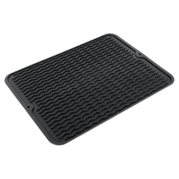 Silikon torkmatta för disk svart 40x30 cm